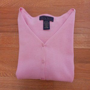 Girls' Laura Scott Pink Cardigan Size XL (18)
